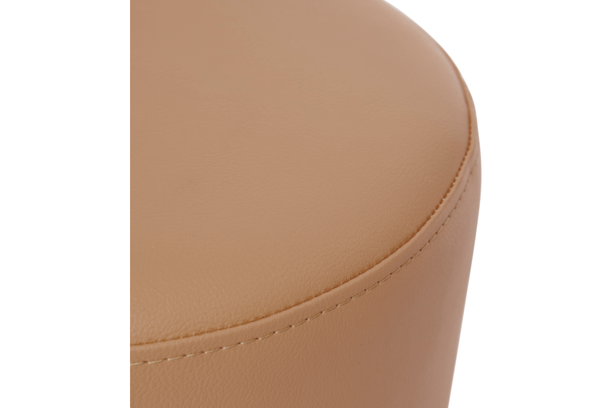 Poefje Robbie 26 cm hoog,  Ø 30cm, stof 7x 32M1709 classic java