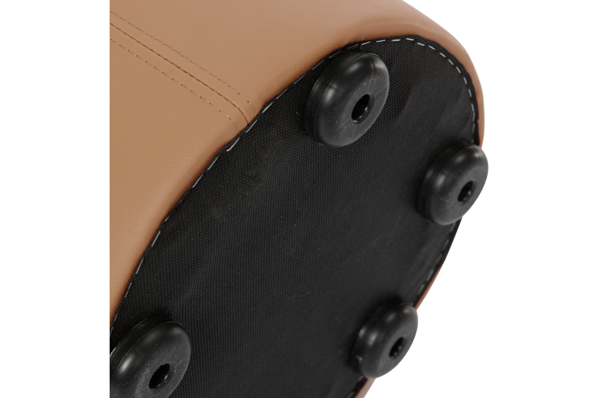 Poefje Robbie 26 cm hoog,  Ø 30cm, stof 7x 32M1709 classic java