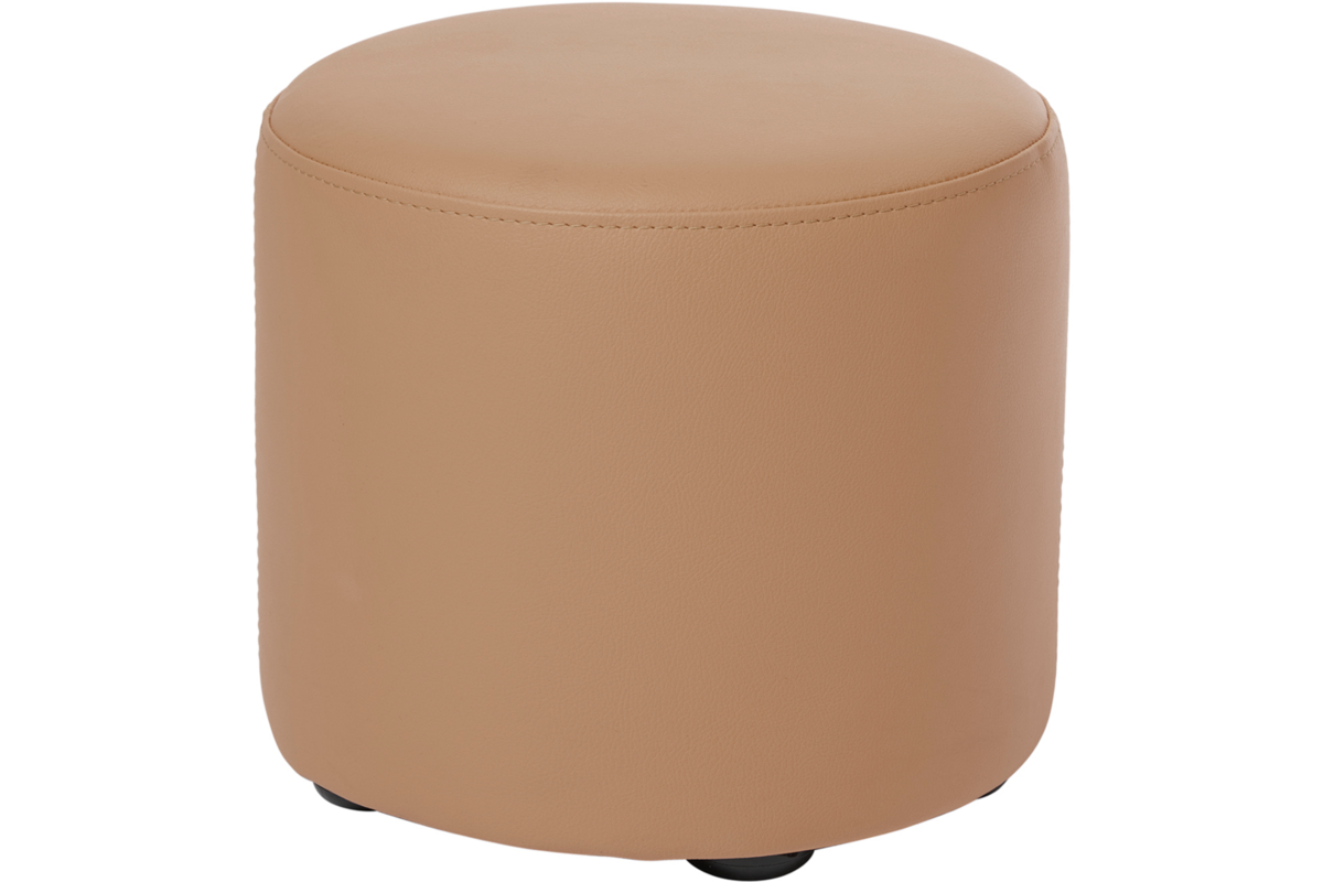 Poefje Robbie 26 cm hoog,  Ø 30cm, stof 7x 32M1709 classic java