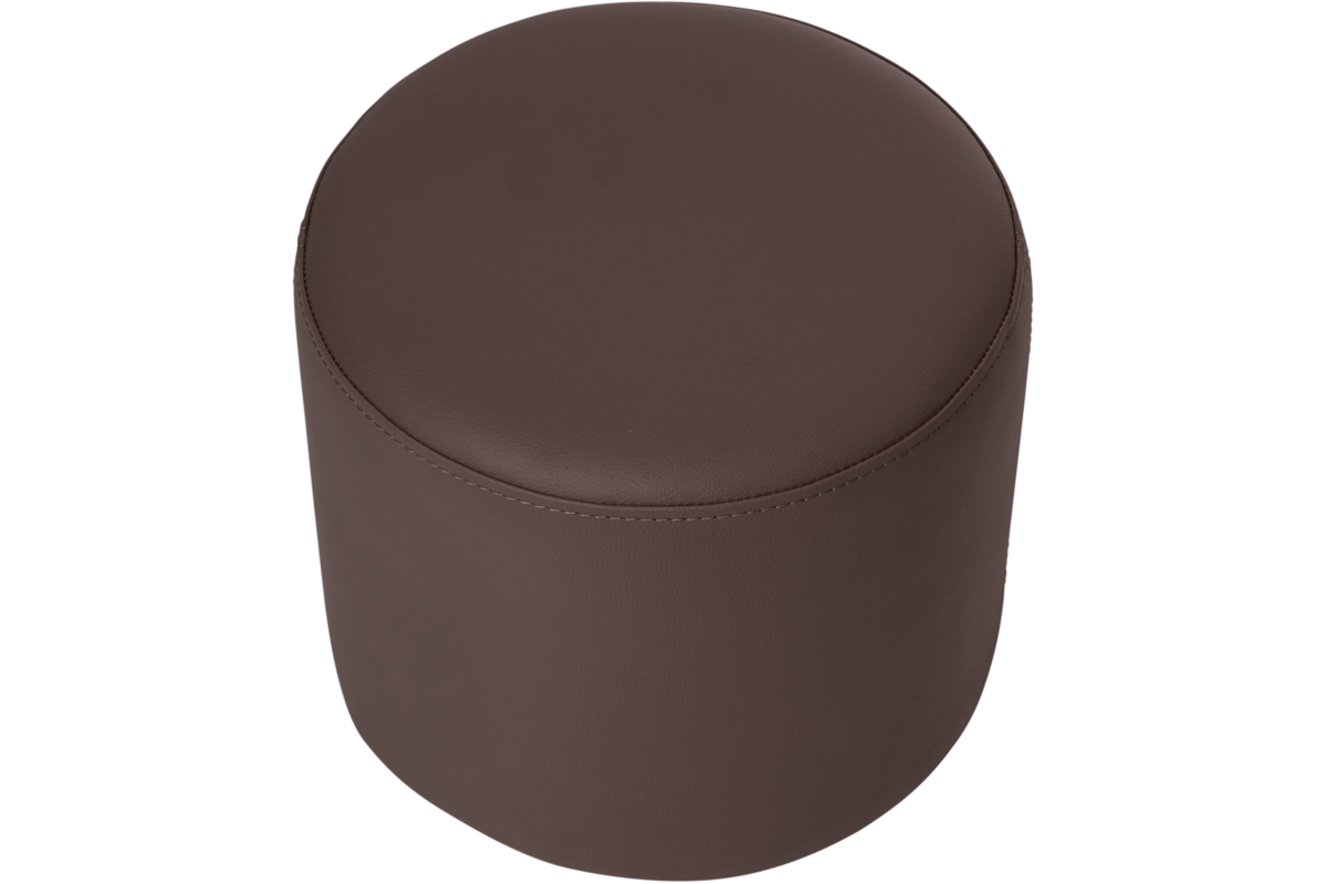 Poefje Robbie 31 cm hoog Ø 30, stof 7x 32M2793 classic lever (bruin)