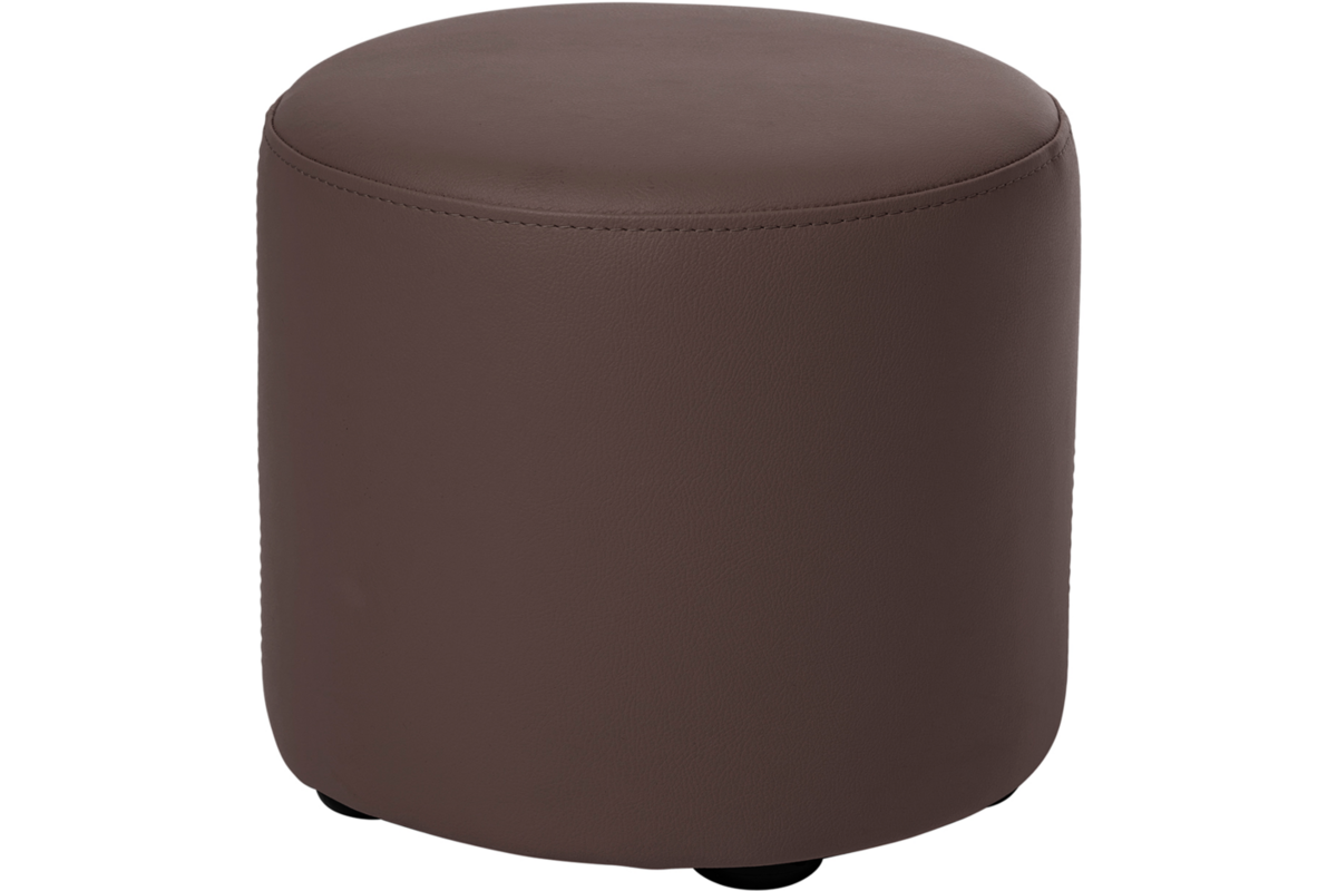Poefje Robbie 31 cm hoog Ø 30, stof 7x 32M2793 classic lever (bruin)