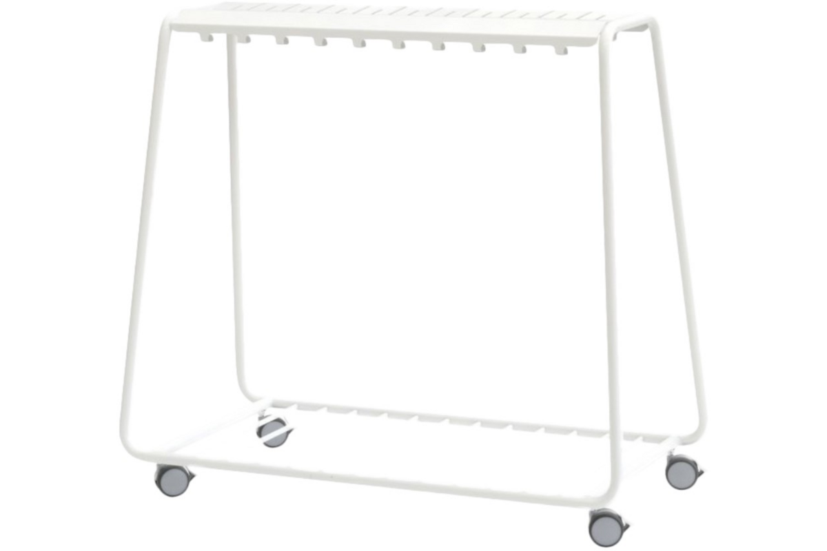 Kapstok Stent hoog, verrijdbaar, 30 haken, 170 x 60 x 130 cm