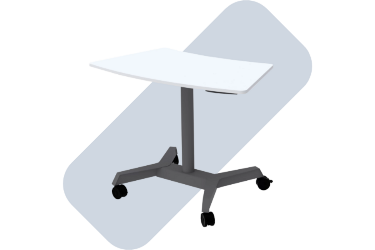 Boomerang zit-/statafel 103x55 cm