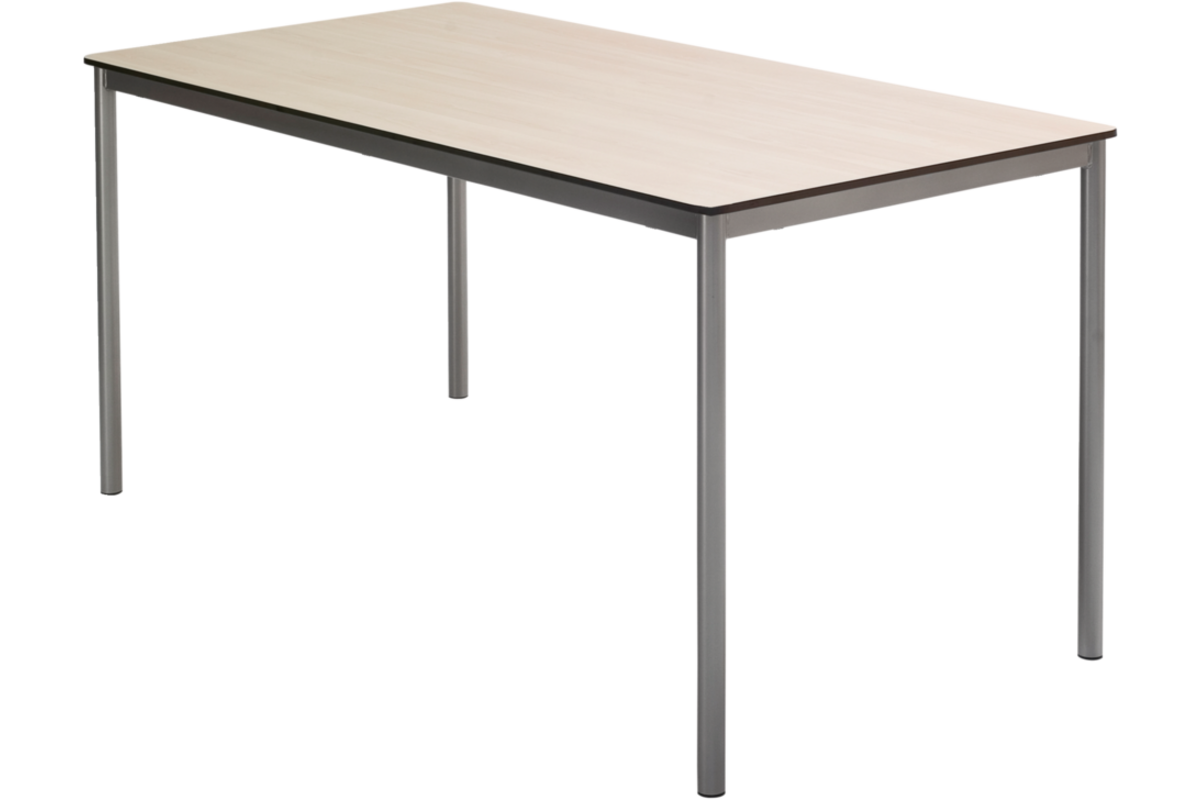 Tafel Rondo 200 x 80 cm, 4-poot, blad kunststof