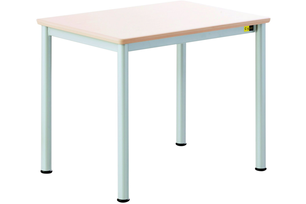Kleutertafel Luma 70 x 50 cm met PP-rand, hoogte A1-B2-C3