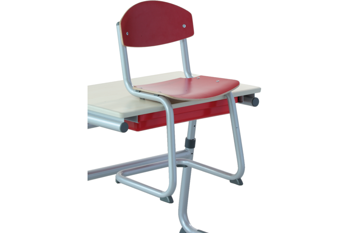 Leerl. stoel Steady slee-model B2 t/m F6 beuken rug + zitting
