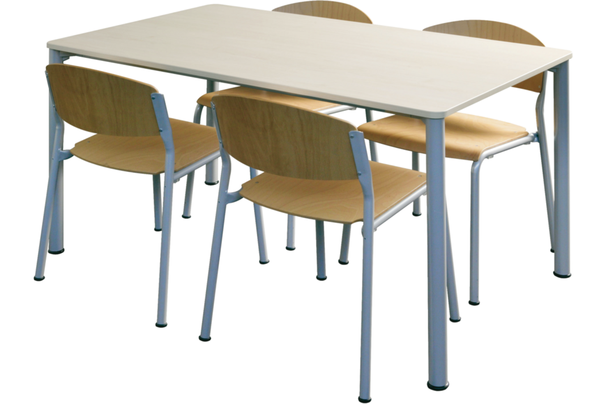 Tafel Luma 140 x 70 cm blad kunststof