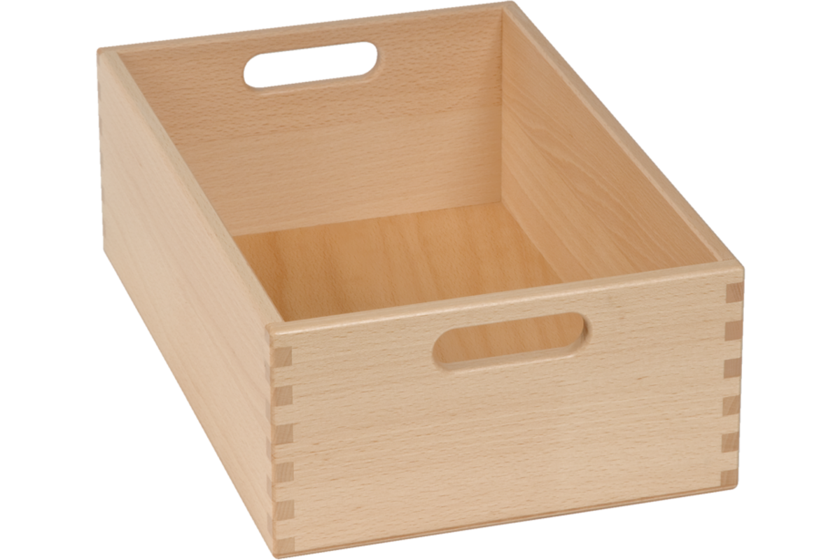 Bak t.b.v. materiaalkast 6503024 en 6503023, beuken, 23 × 35 × 12 cm