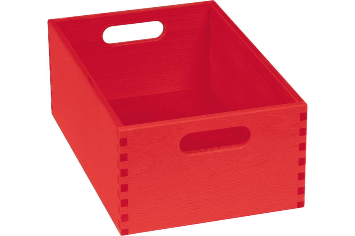 Kist, gebeitst, 23 × 35 × 14 cm