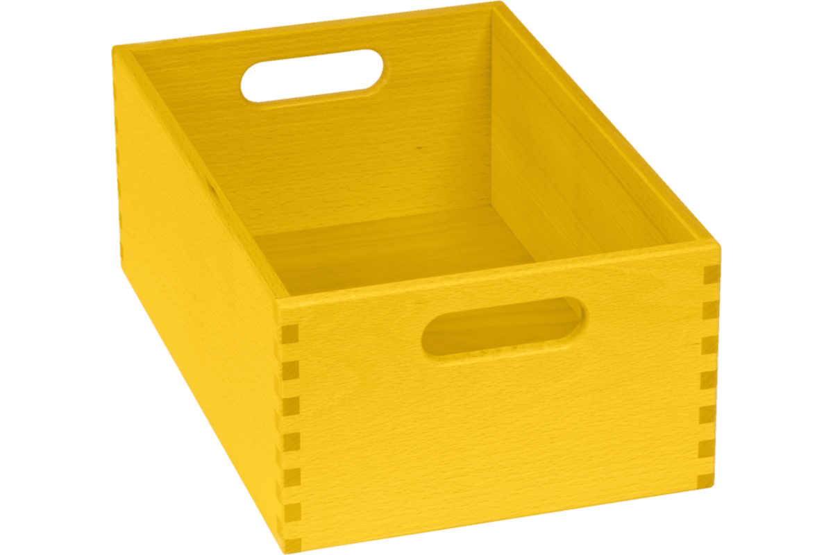 Kist, gebeitst, 23 × 35 × 14 cm