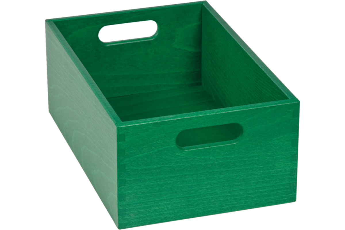 Kist, gebeitst, 23 × 35 × 14 cm