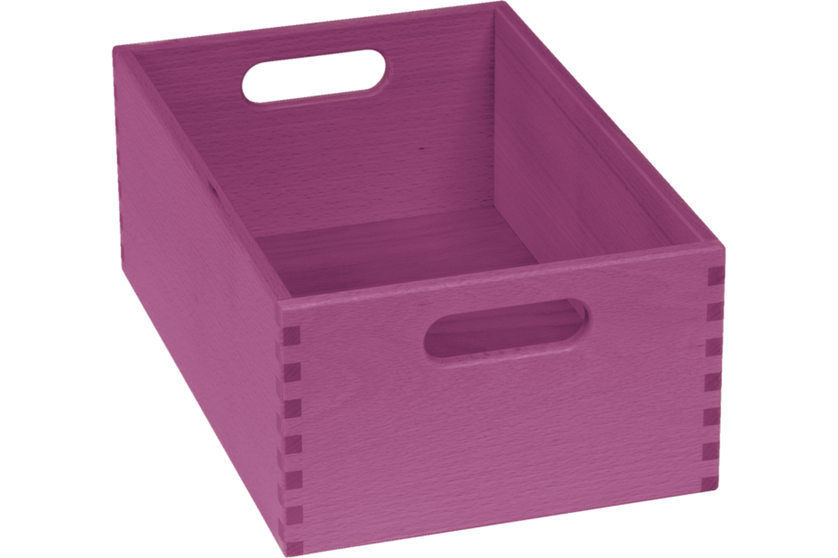Kist, gebeitst, 23 × 35 × 14 cm