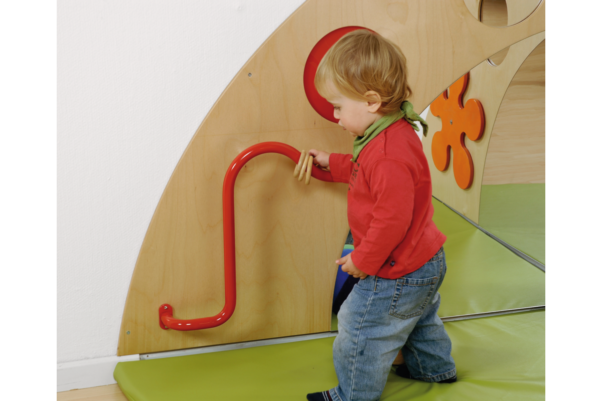 Spiegelhoek met elementen, 120 cm breed, 103 cm hoog