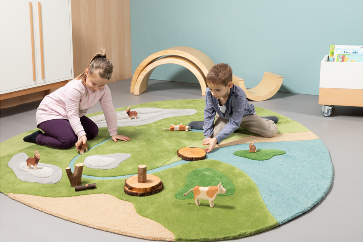 3D tapijt landschap