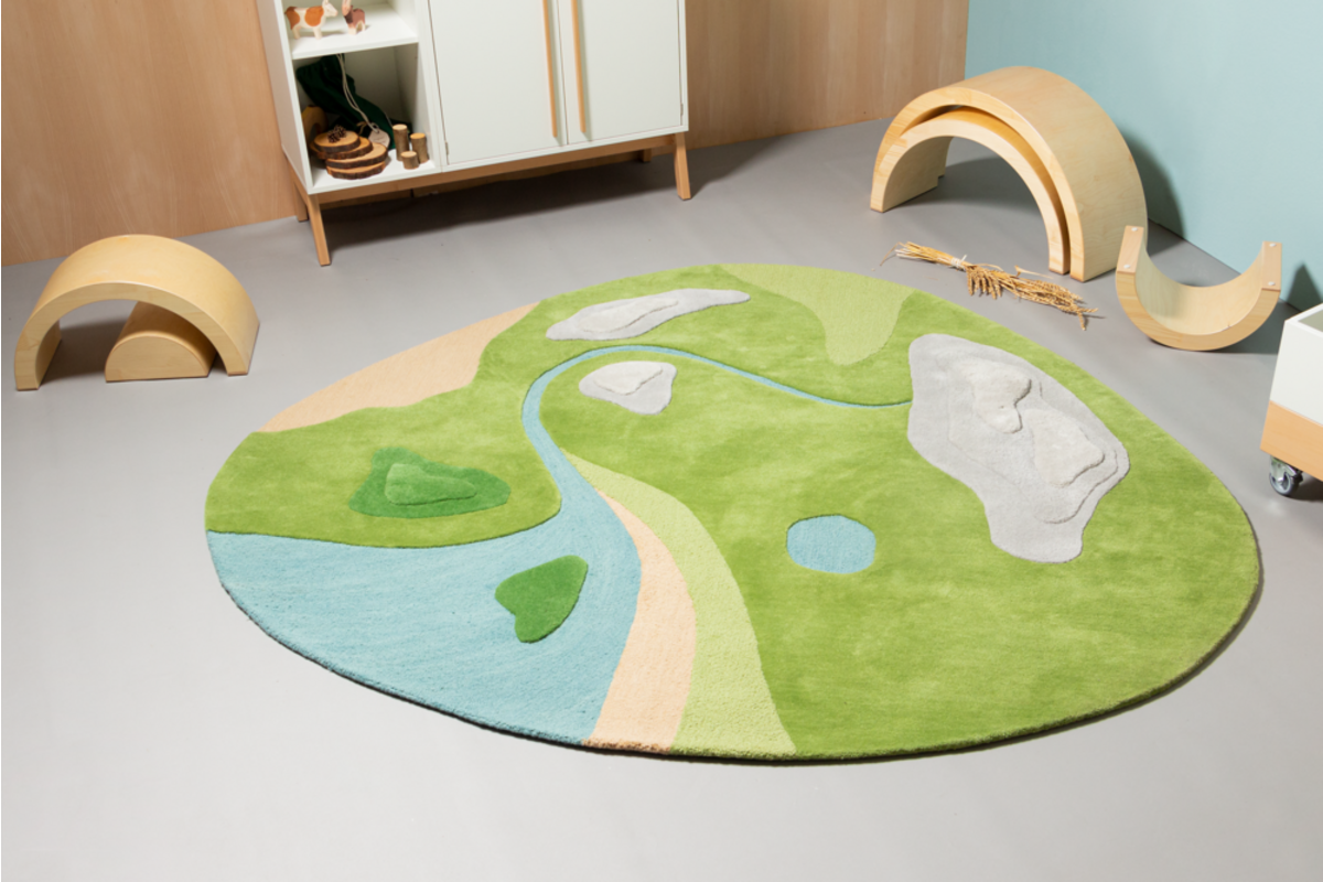 3D tapijt landschap