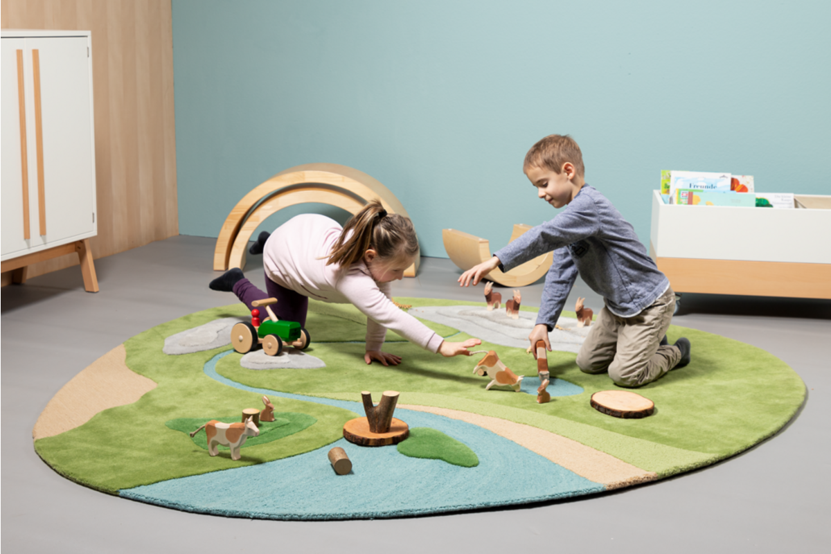 3D tapijt landschap