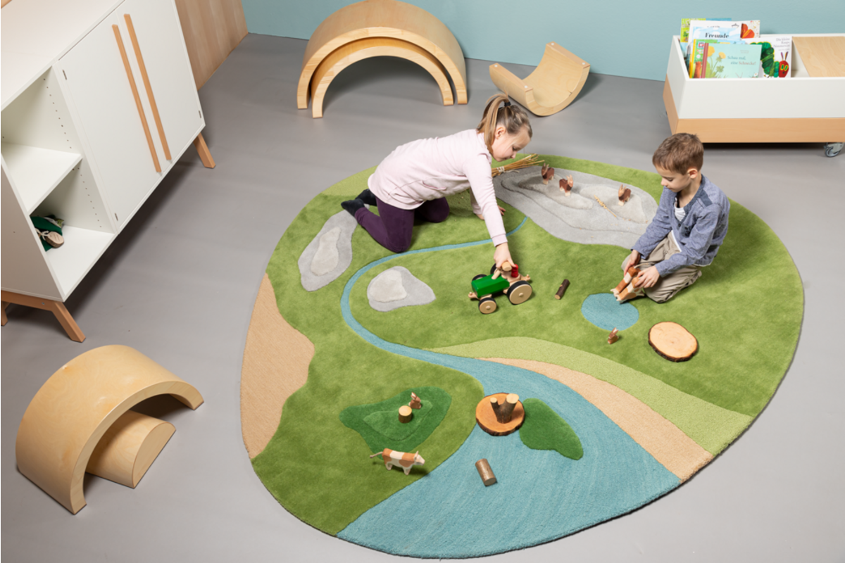 3D tapijt landschap
