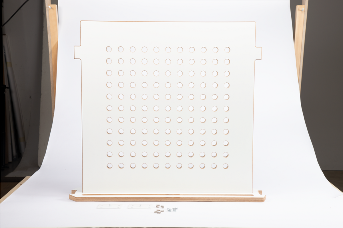 Kombi-mobil inzet regenboog pegboard