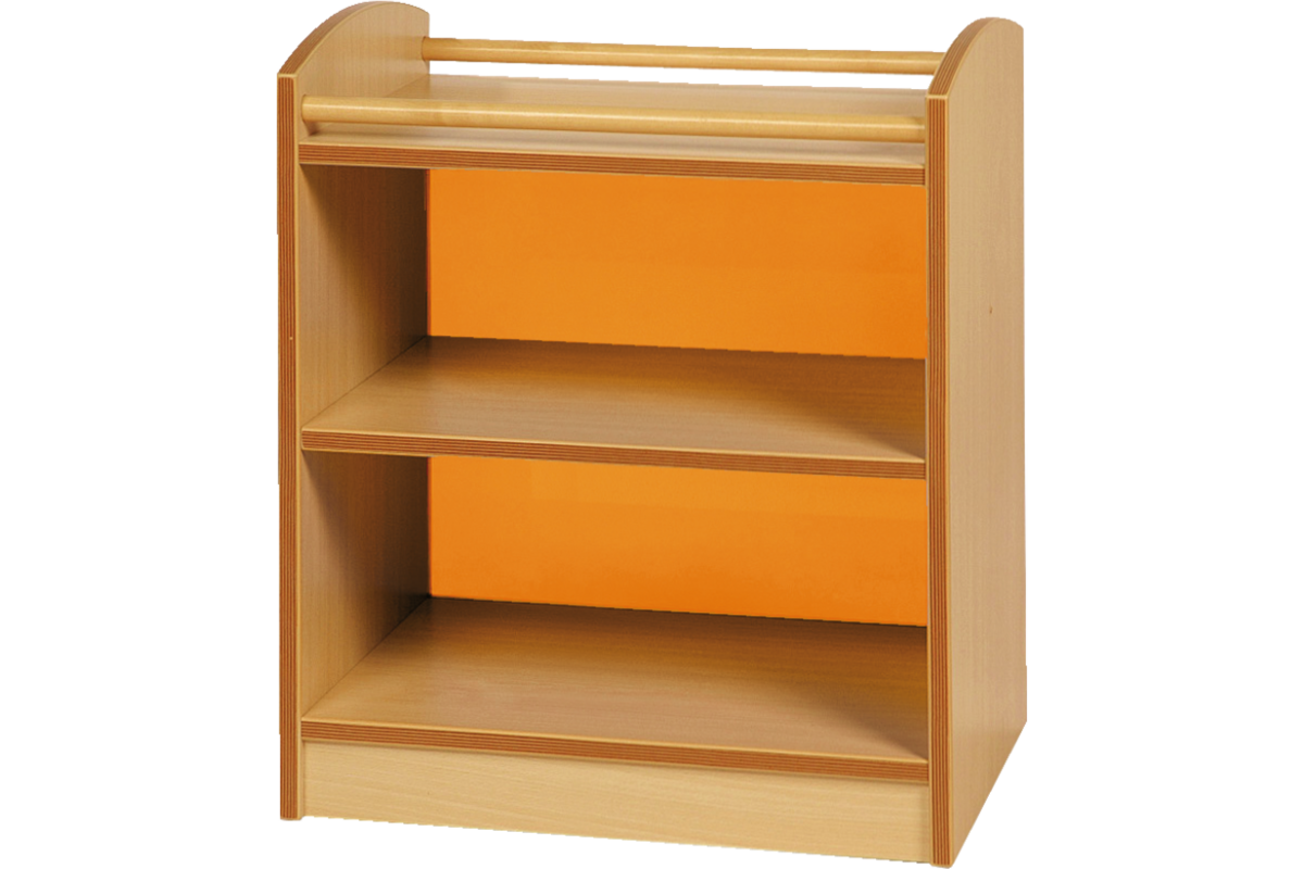 Kast Pamini met acryl achterwand, ahorn, 77 × 40 × 64 cm