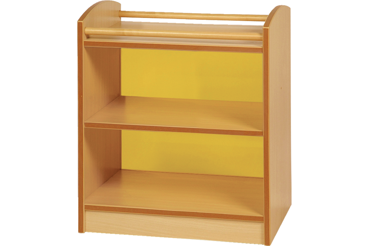 Kast Pamini met acryl achterwand, ahorn, 77 × 40 × 64 cm