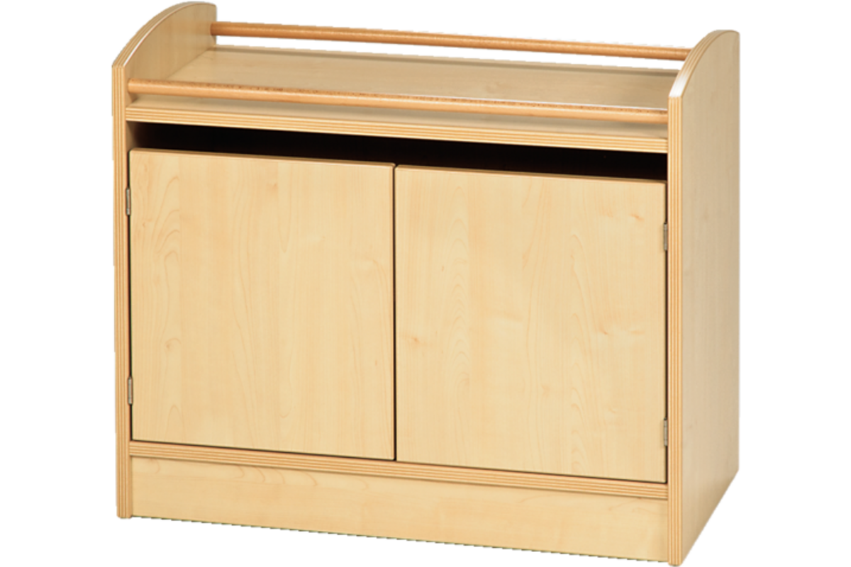 Kast Pamini met 2 deuren, ahorn, 77×40×64cm