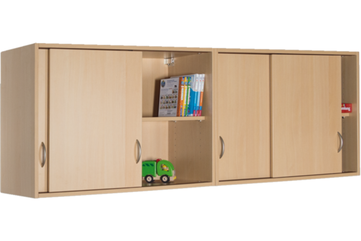 Hangkast met schuifdeuren 100 × 40 × 68 cm, beuken