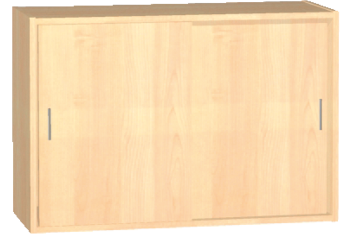 Hangkast met schuifdeuren 100 × 40 × 68 cm, beuken