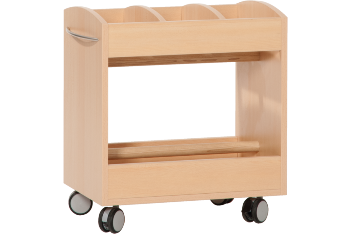 Bouwmattenwagen Lotte, ahorn, 59 x 40 x 66 cm