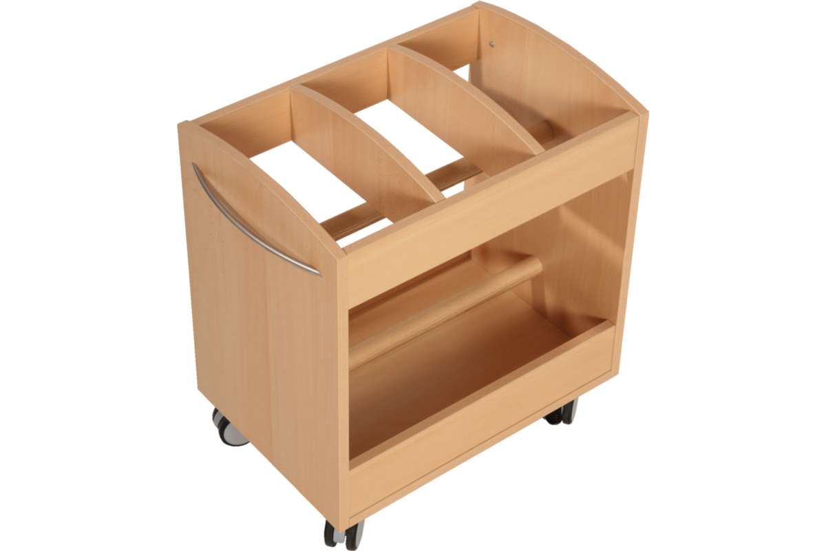 Bouwmattenwagen Lotte, ahorn, 59 x 40 x 66 cm