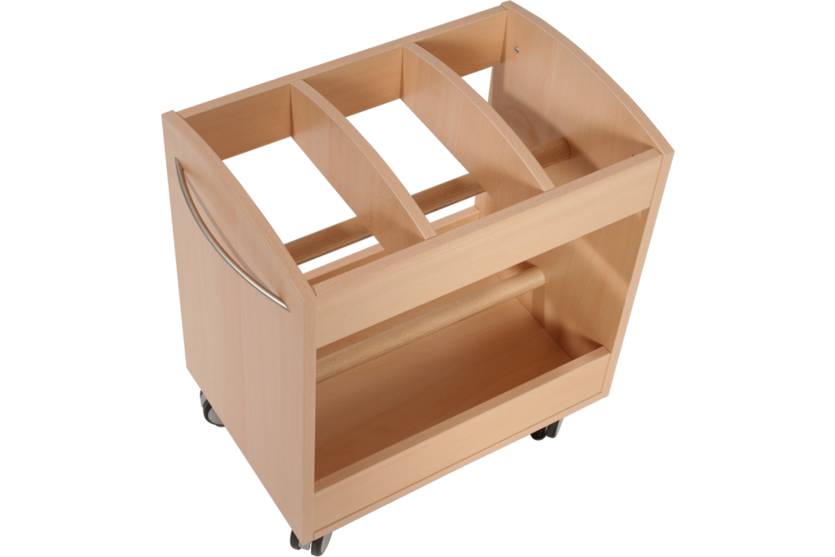 Bouwmattenwagen Lotte, ahorn, 59 x 40 x 66 cm