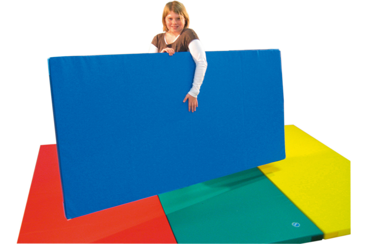 Valmat groen 200x100x6 cm met kleefhoeken