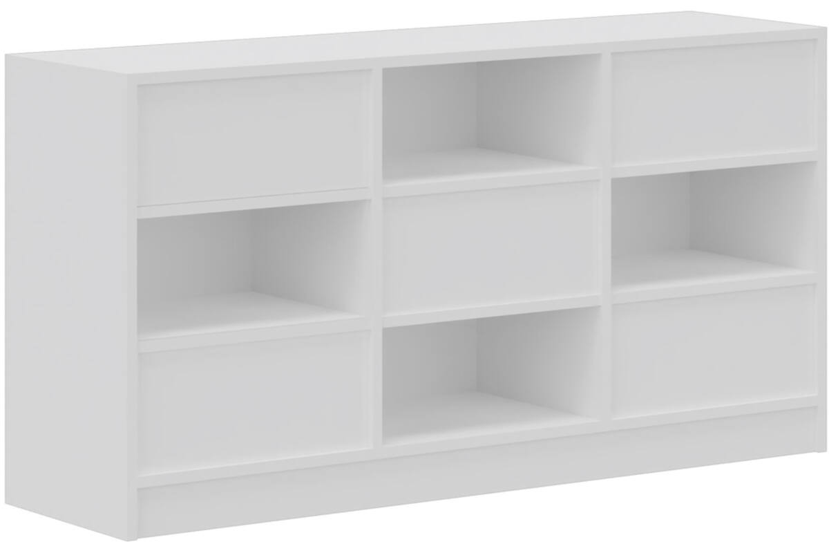 Kast ruimteverdelend wit | achterwanden wit, breedte 149 cm