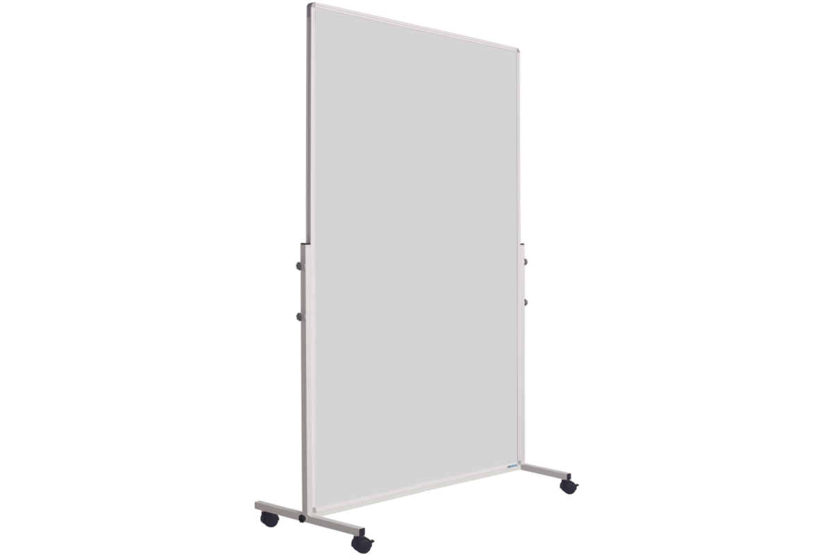 Smit Visual mobiel whiteboard, emailstaal wit, 180x120 cm