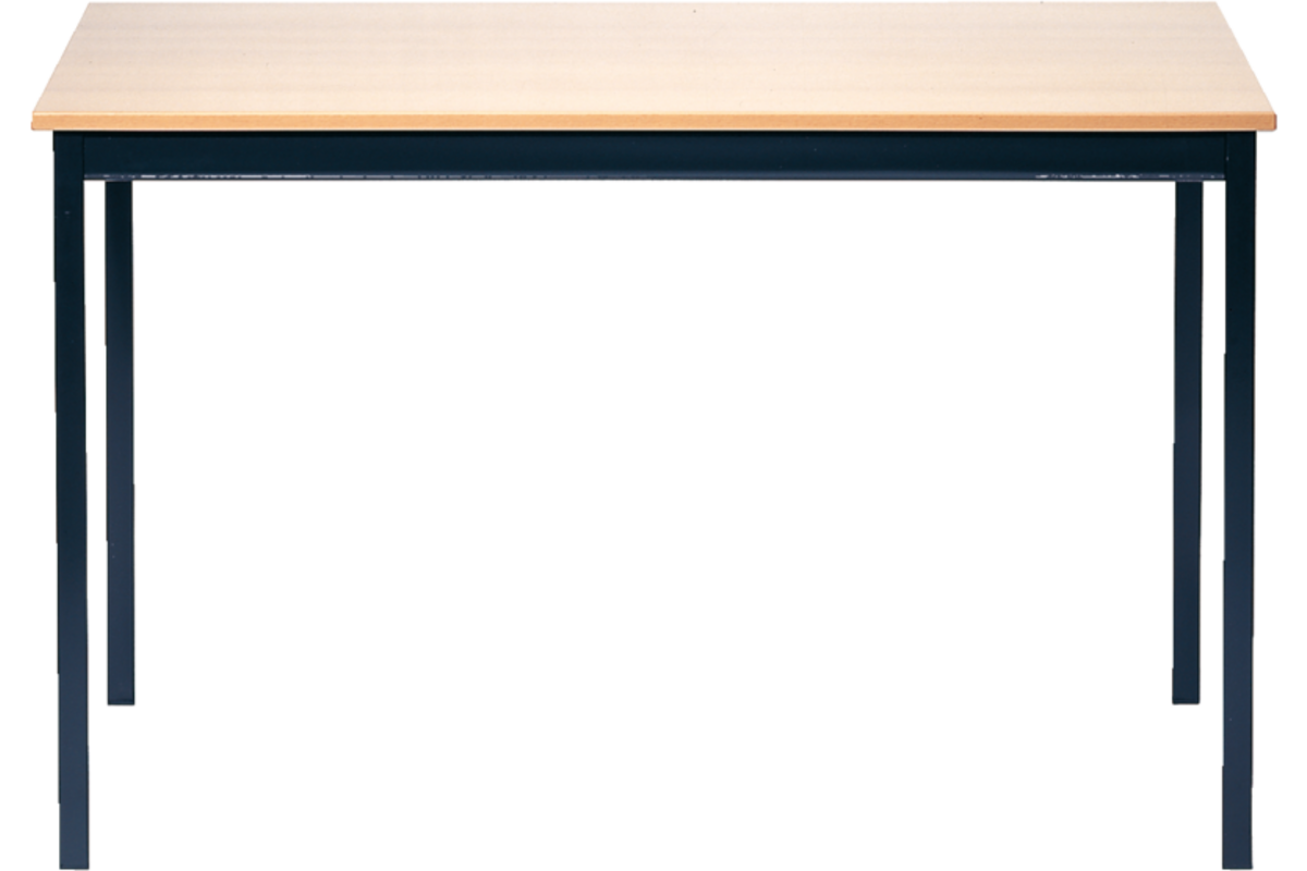 Tafel Ecco 160x80 cm, vastgelaste poten hoogte 75 cm