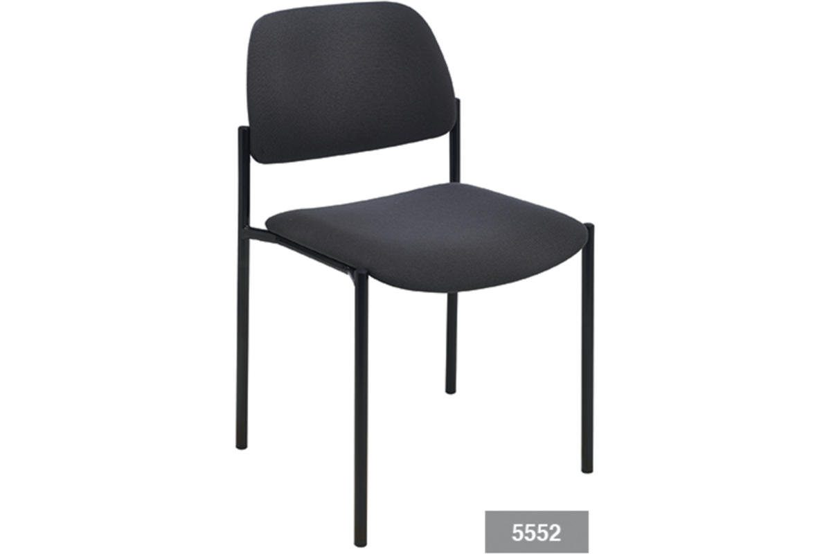 Stoel Grace, stoffen rug en zitting model 5552