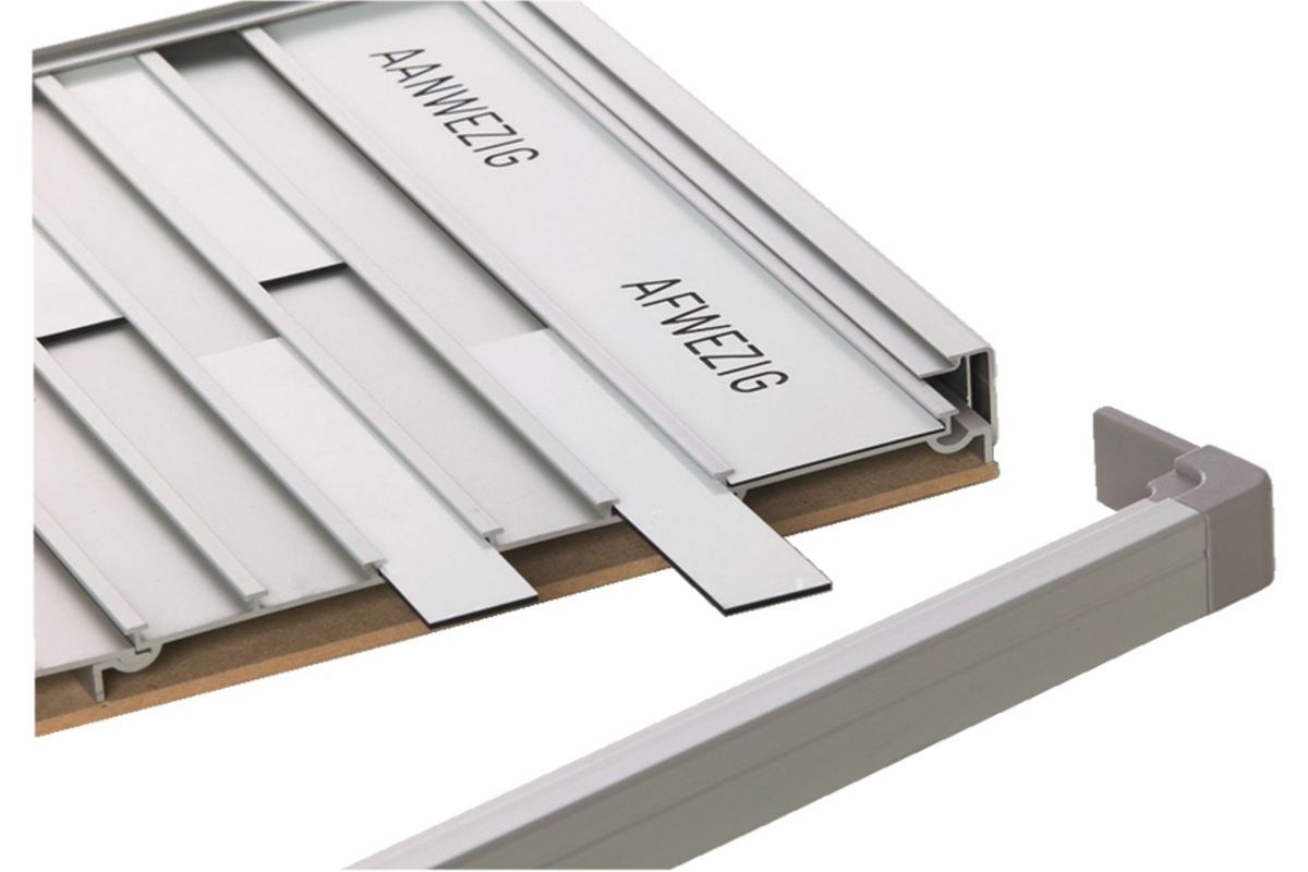 Presentiebord 10 pos. 24 x 29 cm incl. 10 blanco naamplaatjes