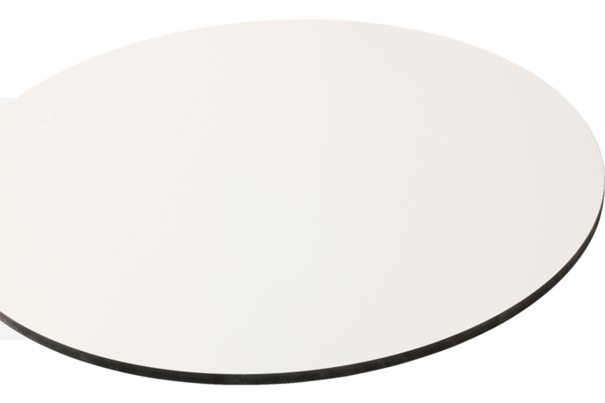 Whiteboard Chameleon emaille rond met zwarte rand Ø 60 cm