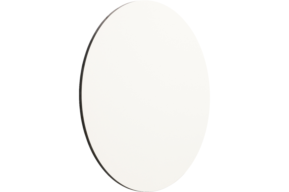 Whiteboard Chameleon emaille rond met zwarte rand Ø 118 cm