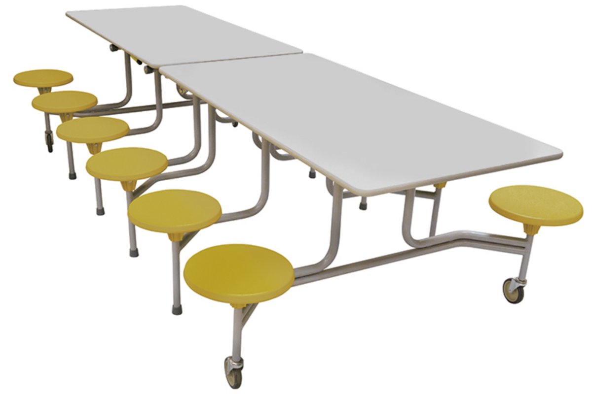 Rechthoekige tafel, 12-zitter 244 x 61 x 150 cm(LxBxH)