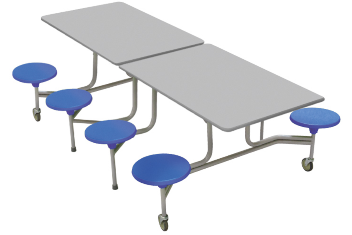 Rechthoekige tafel, 8-zitter 243 x 74 x 150 cm (LxBxH)