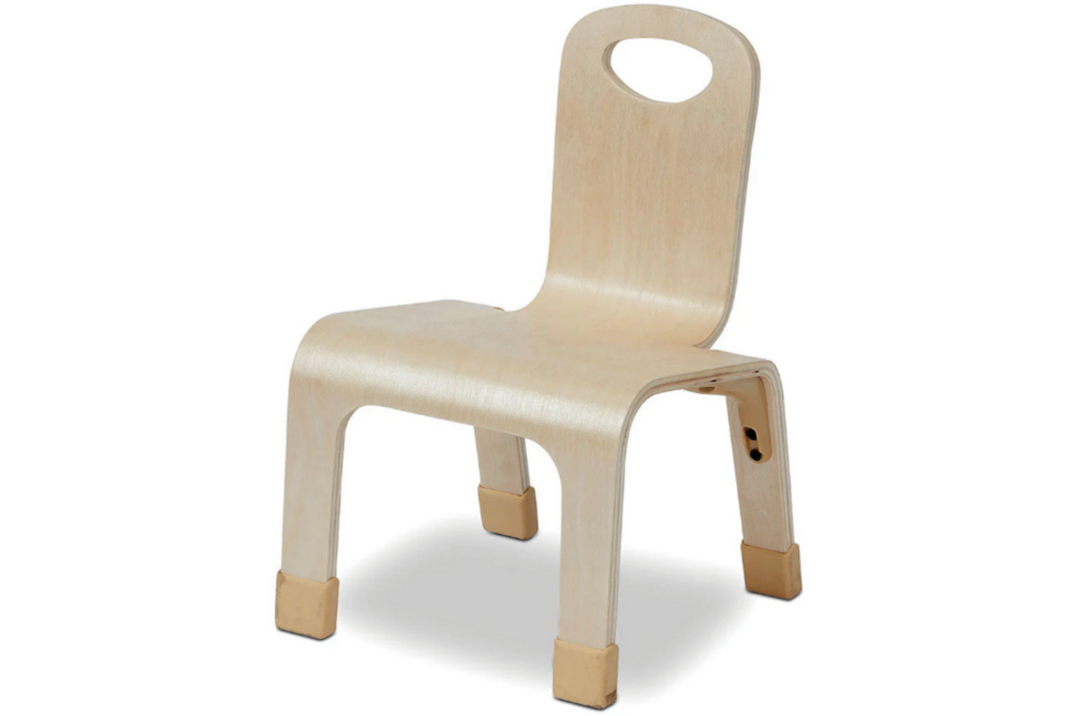 Stoel uit 1 geheel - verpakking van 4, hoogte 26 cm, PT846