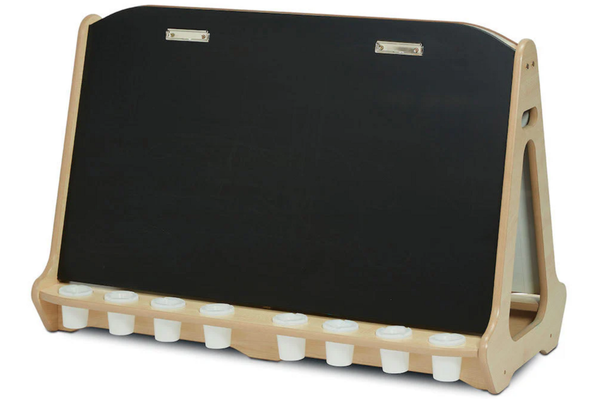 Ezel Dubbelzijdige met 4 stations, Schoolbord/whiteboard, PT1064