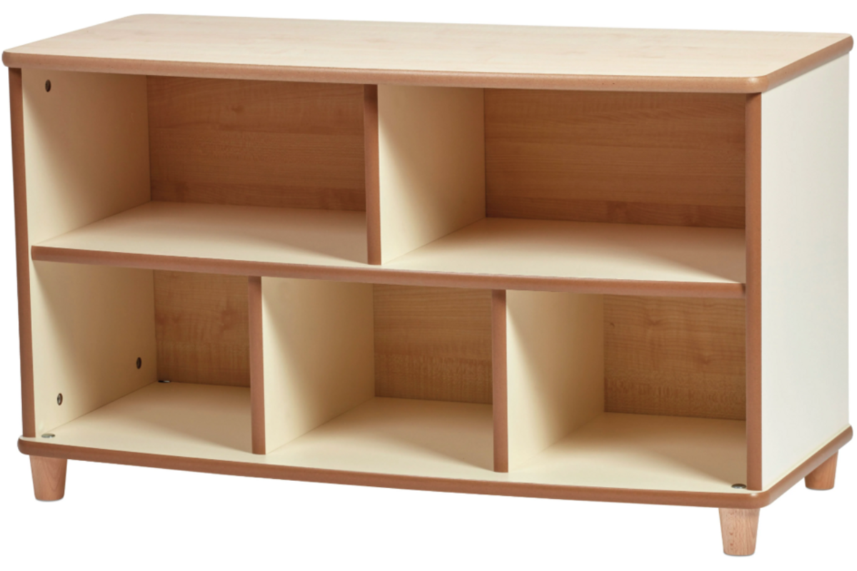 Kast met 5 vakken,  97,5 x 40 x 56 (lxbxh), PT1124