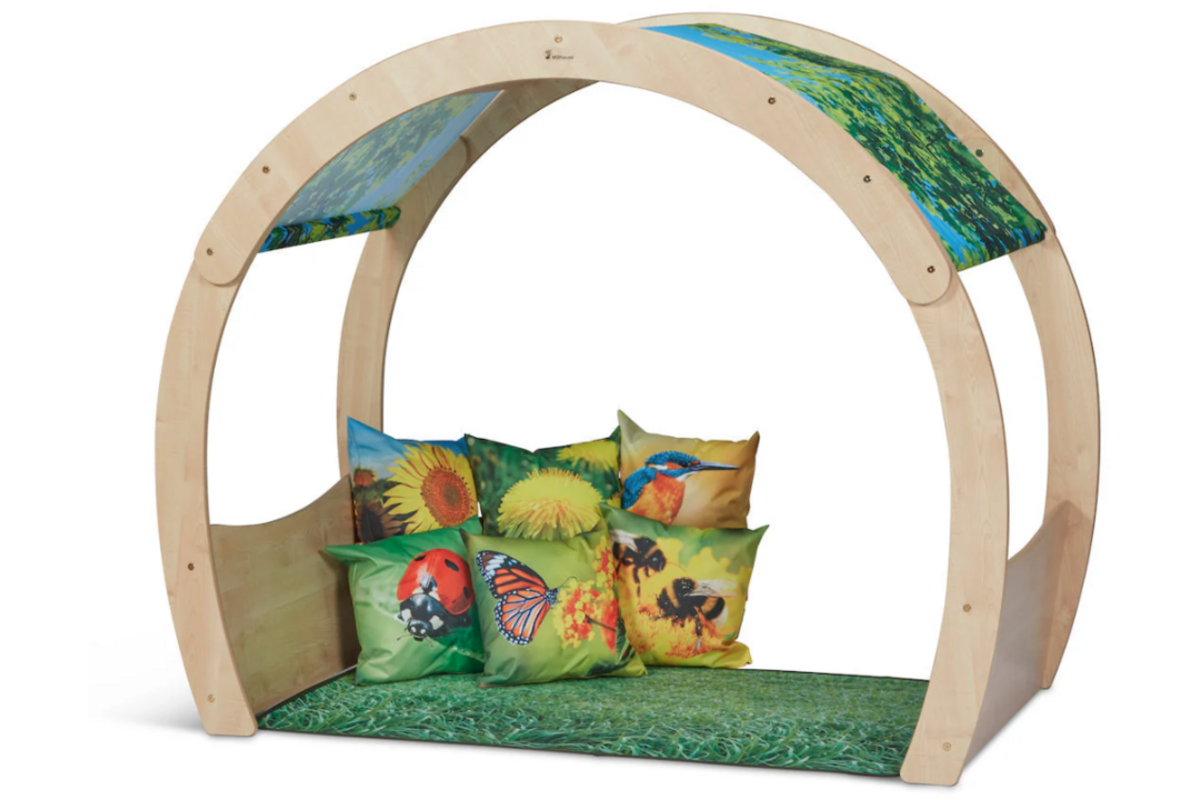 Grote gezellige hoek met natuuraccessoireset, excl montage, PT1283