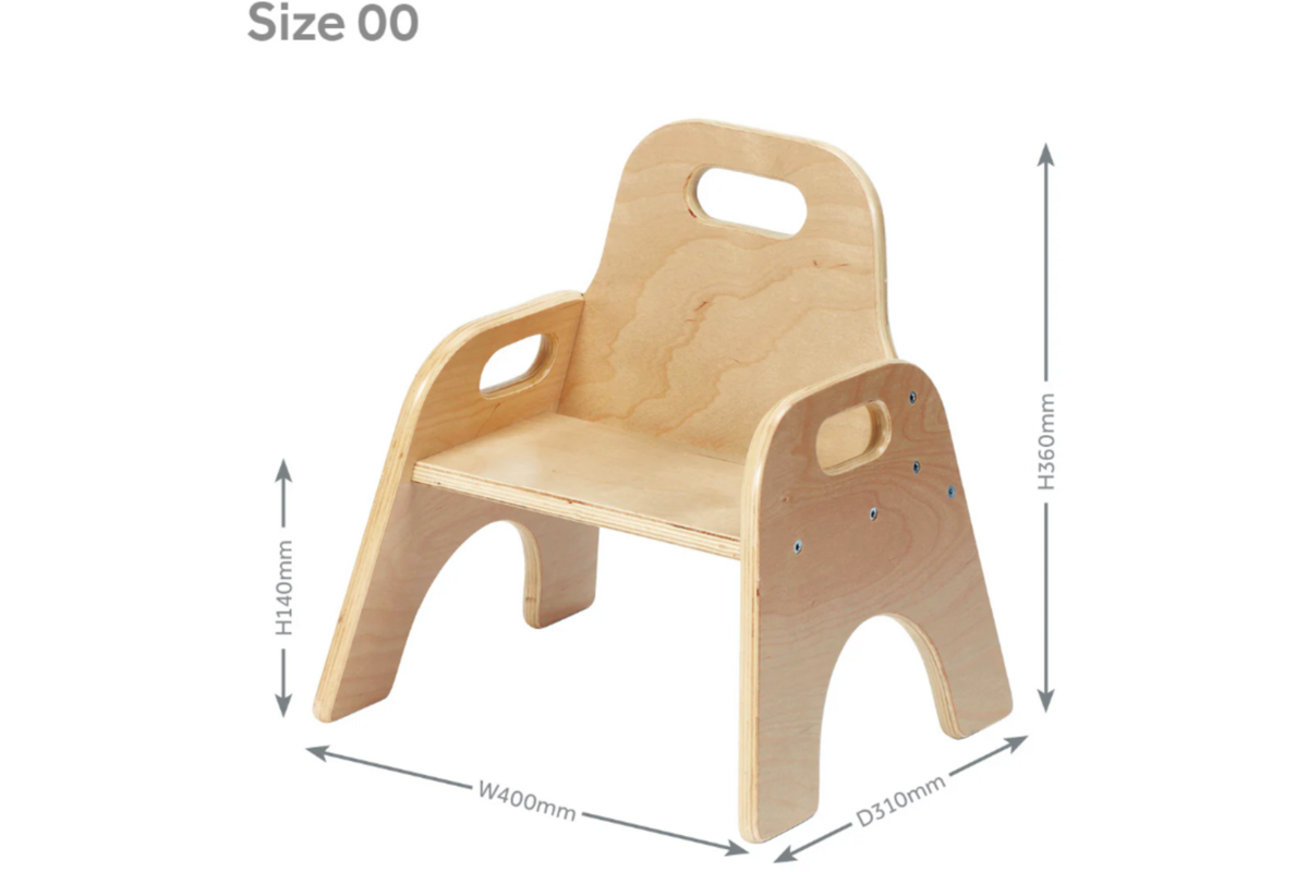 Stoelen - set van 4 (zithoogte 140 mm), PT716