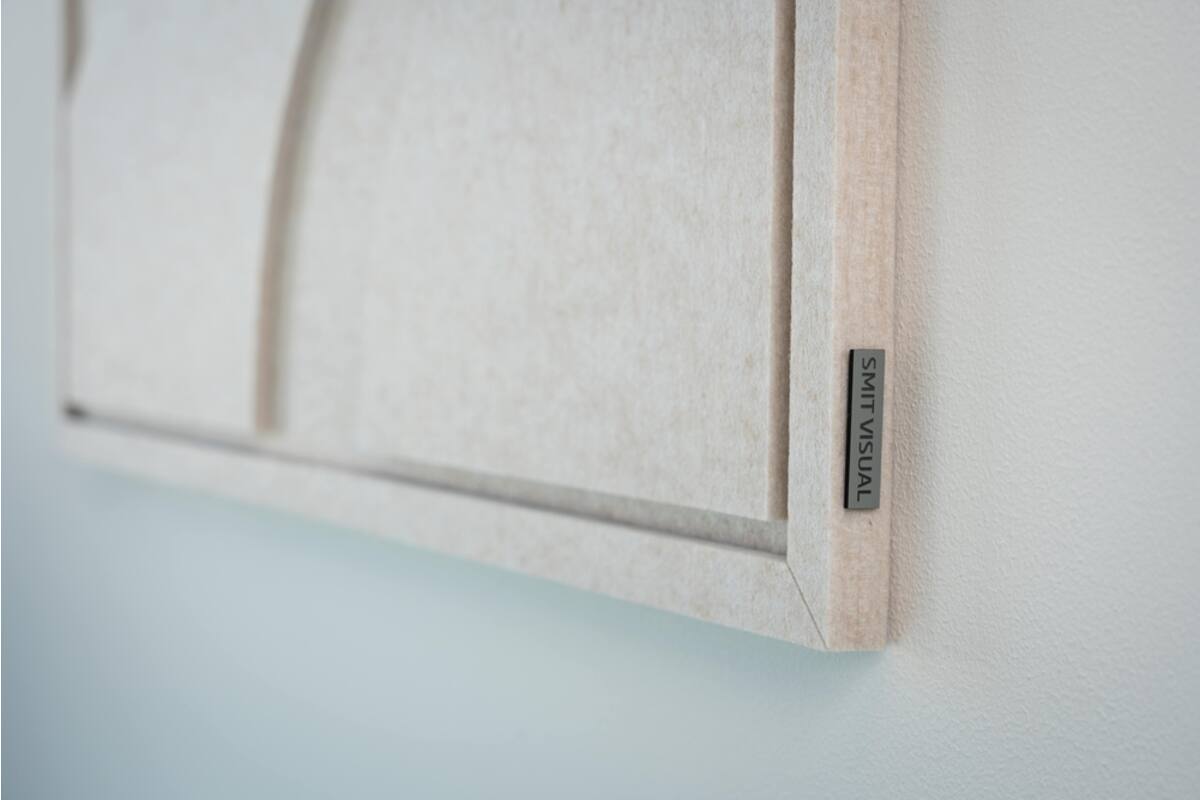 FLOW Large - Acoustic Art - Beige, 1 stuk, 120x80 cm