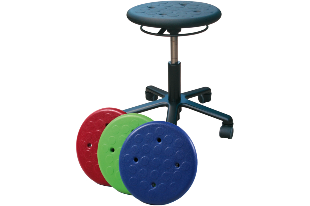 Leidstertaboeret Rond Pur rood