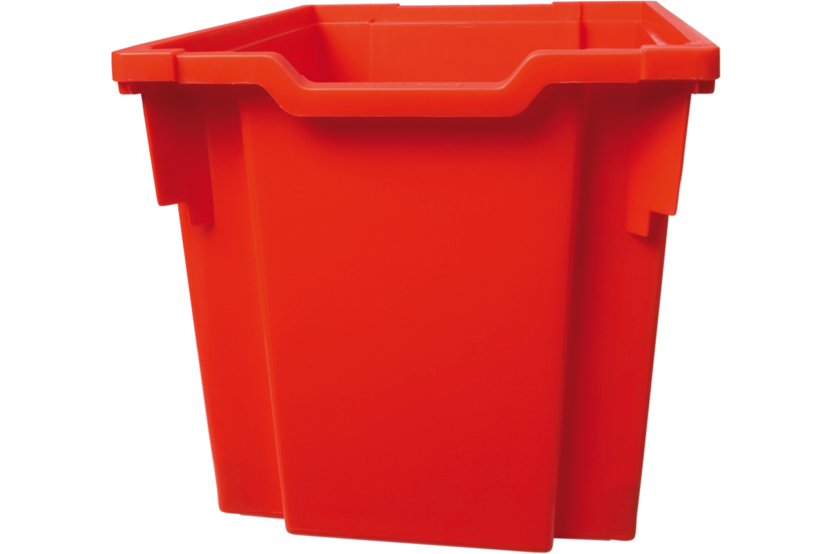 Gratnell lade F3 - 31 x 43 x 30 cm (lxdxh), rood / Flame Red (09)