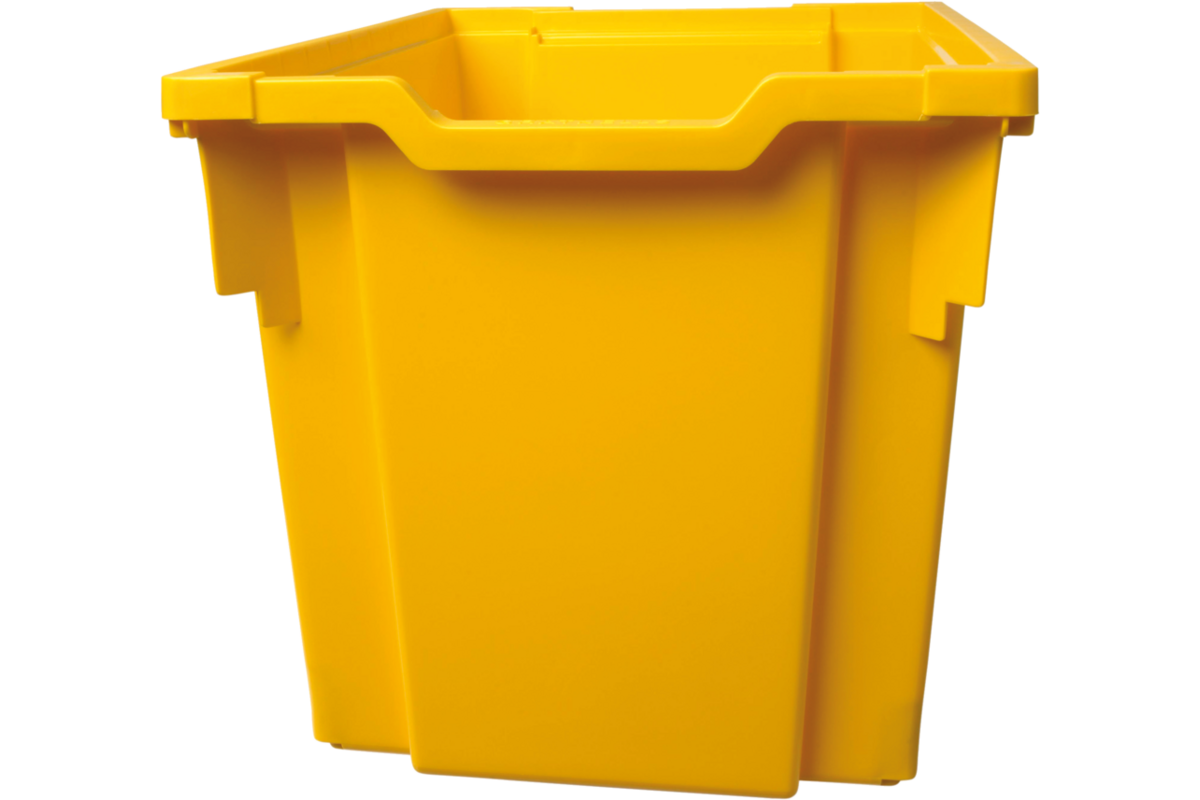 Gratnell lade F3 - 31 x 43 x 30 cm (lxdxh), geel / Sunshine Yellow (02)