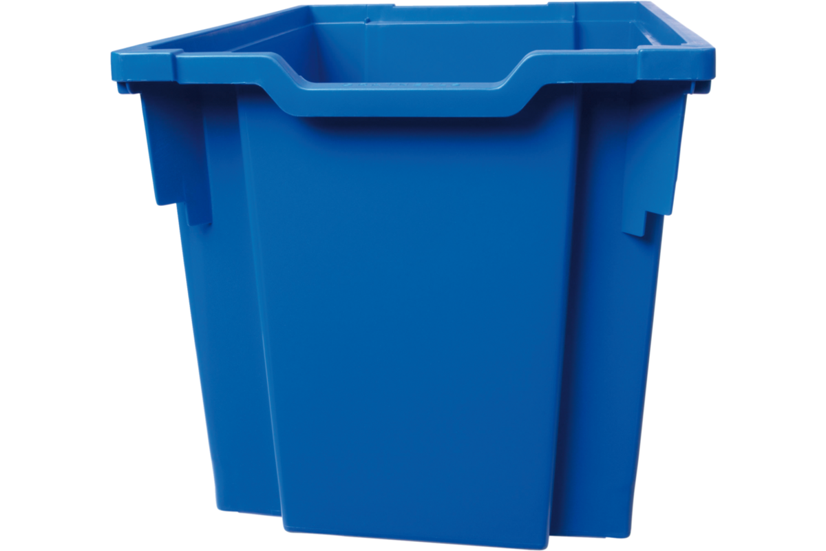Gratnell lade F3 - 31 x 43 x 30 cm (lxdxh), blauw / Royal Blue (06)